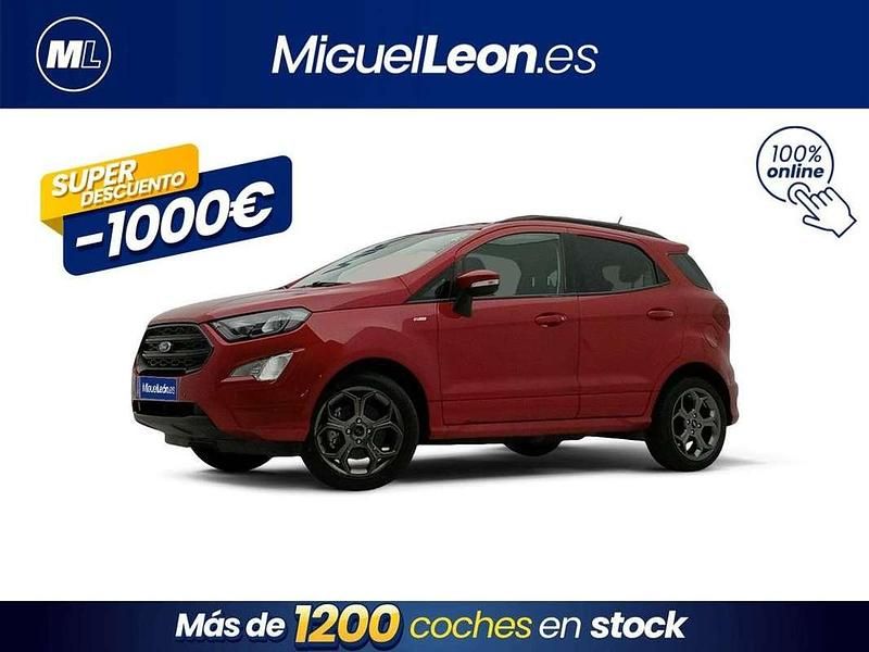 Rojo Usado 2022 Ford Ecosport ST-Line SUV | 14.485 € (Precio justo) - Imagen 1/3