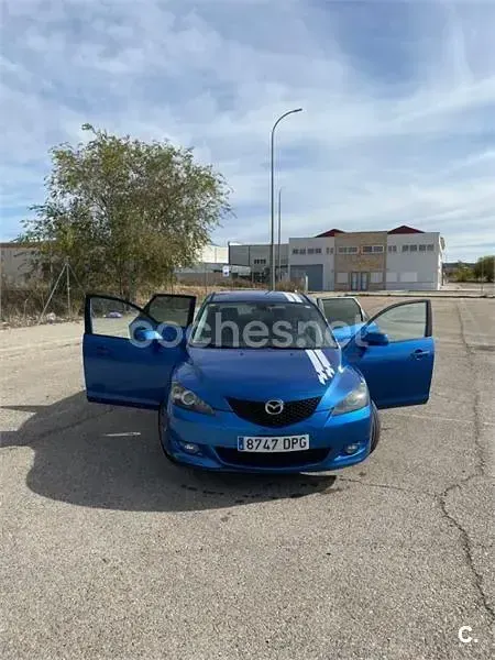 Usado Mazda 3 Sportive 150 CV (110 kW) 2005 Azul Berlina