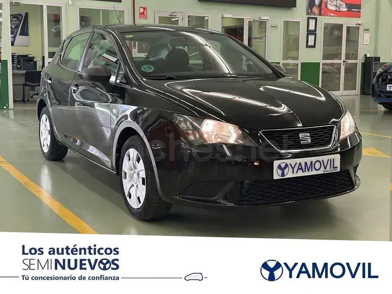 Usado Seat Ibiza Reference 90 CV (66 kW) 2015 Negro Berlina