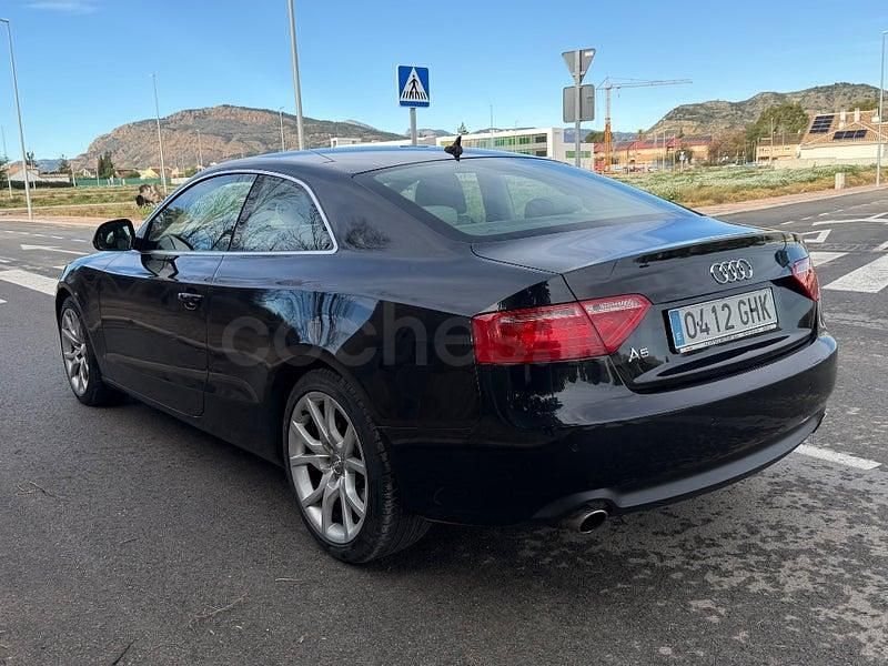 Usado Audi A5 190 CV (139 kW) 2009 Negro Coupe