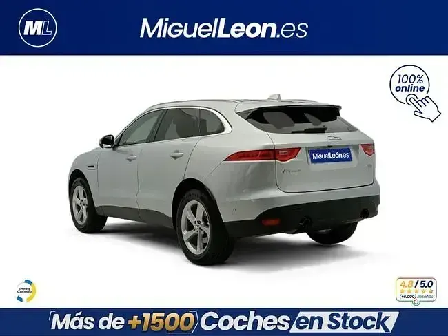 Usado Jaguar F-Pace Prestige 250 CV (183 kW) 2018 Gris SUV