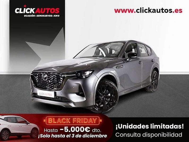 Gris Usado 2023 Mazda CX-60 Homura-Line SUV | 32.900 € (Super precio) - Imagen 1/4