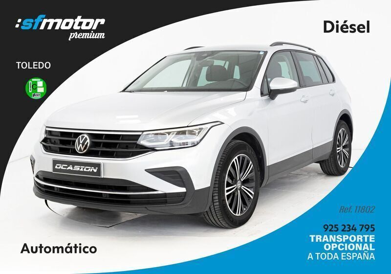 Gris Usado 2021 VW Tiguan Life SUV | 25.900 € (Precio justo) - Imagen 1/4