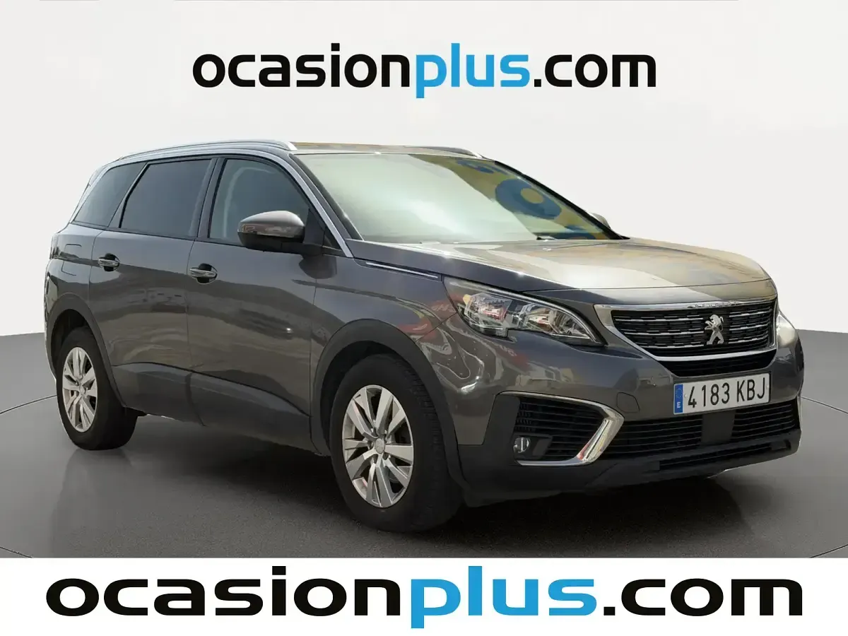 Usado Peugeot 5008 Active 130 CV (95 kW) 2017 Gris SUV