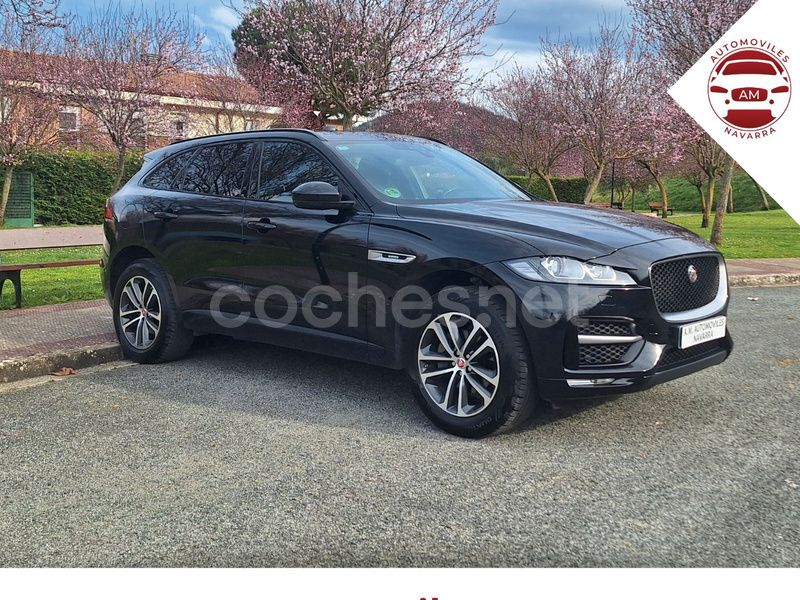 Negro Usado 2017 Jaguar F-Pace R-Sport SUV | 16.900 € (Un poco caro) - Imagen 1/4