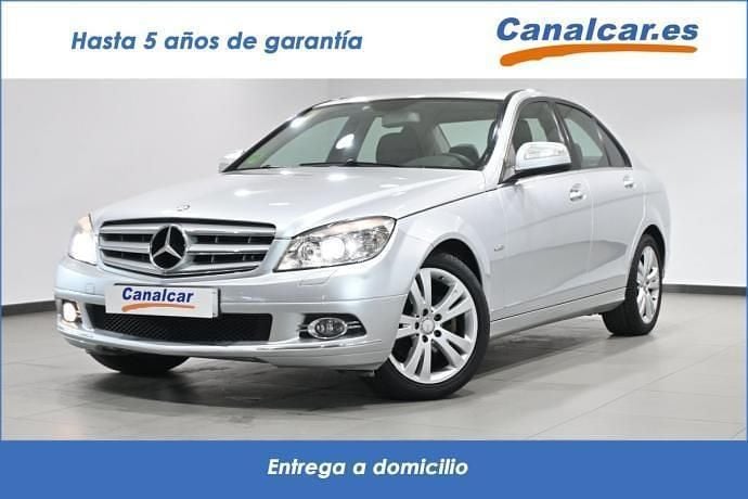 Usado Mercedes C200 Avantgarde 184 CV (135 kW) 2008 Plateado Berlina