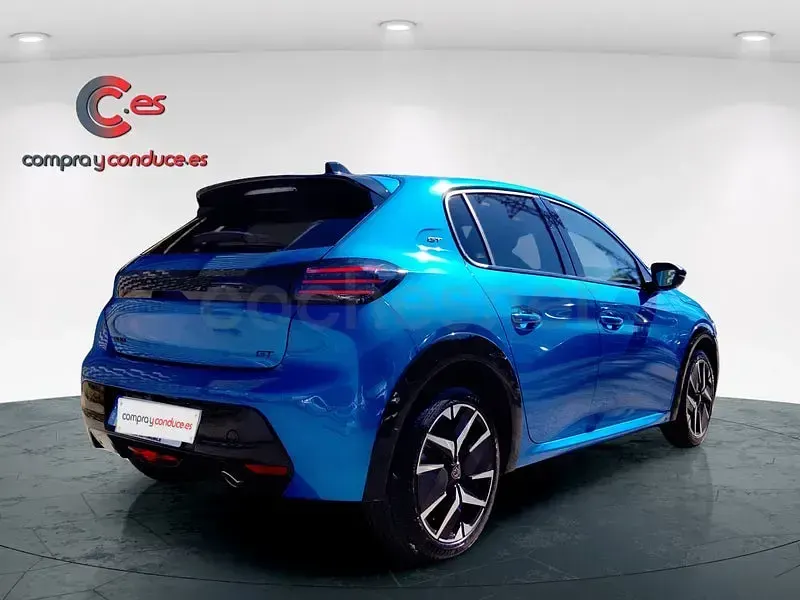 Nuevo Peugeot 208 GT 100 CV (73 kW) 2025 Azul Utilitario