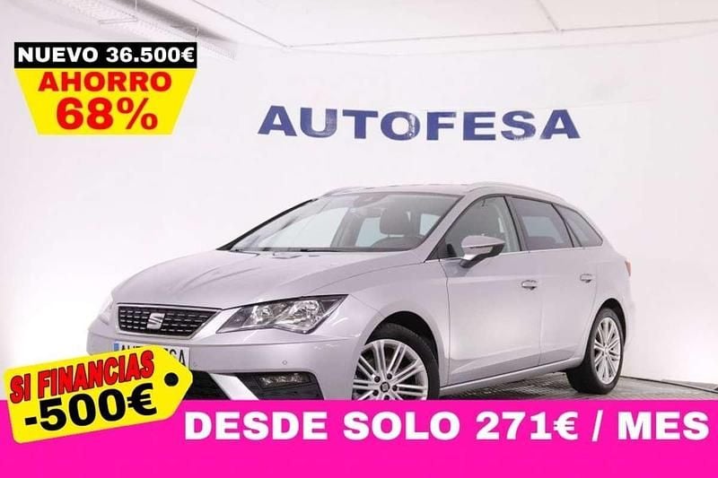 Usado Seat Leon ST XCELLENCE 131 CV (96 kW) 2020 Gris Familiar