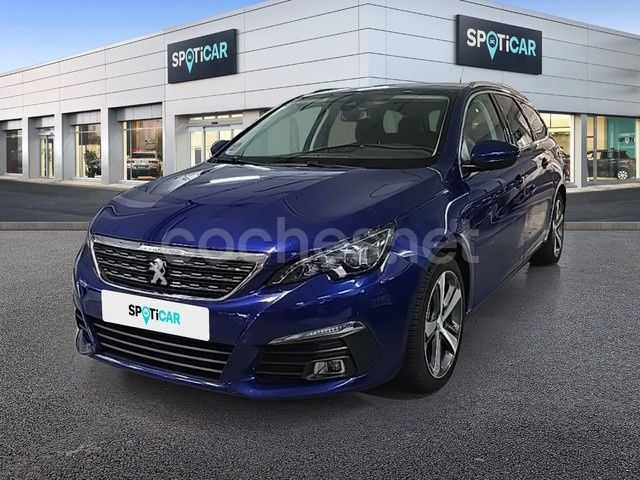 Azul Usado 2018 Peugeot 308 Allure Familiar | 11.400 € (Precio justo) - Imagen 1/4
