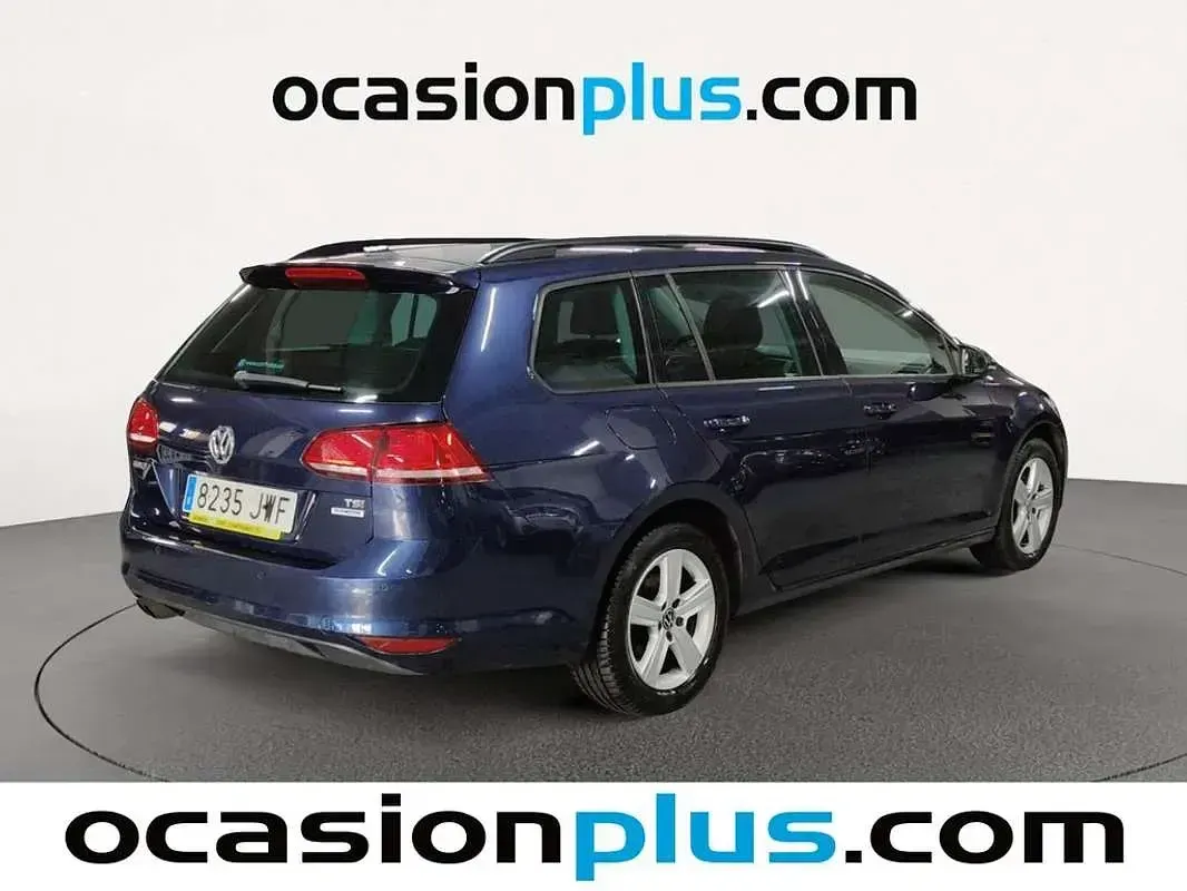 Usado VW Golf VII Advance 125 CV (91 kW) 2017 Azul Familiar