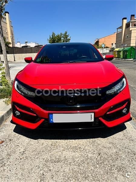 Rojo Usado 2021 Honda Civic Sport Plus Berlina | 25.000 € (Precio justo) - Imagen 1/4