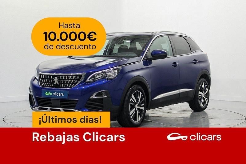 Azul Usado 2018 Peugeot 3008 Allure SUV | 15.490 € (Buen precio) - Imagen 1/4
