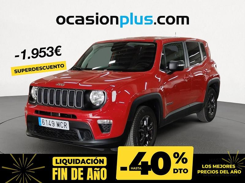 Rojo Usado 2022 Jeep Renegade Longitude SUV | 21.490 € (Caro) - Imagen 1/4