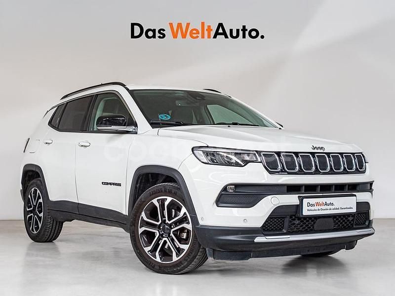 Blanco Usado 2021 Jeep Compass Limited SUV | 22.400 € (Precio justo) - Imagen 1/4