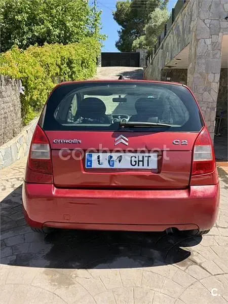 Usado Citroën C2 Furio 75 CV (55 kW) 2008 Rojo Utilitario