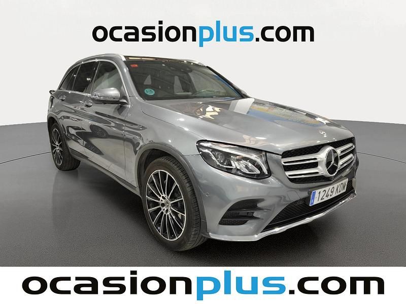 Usado Mercedes GLC250 204 CV (150 kW) 2017 Gris SUV