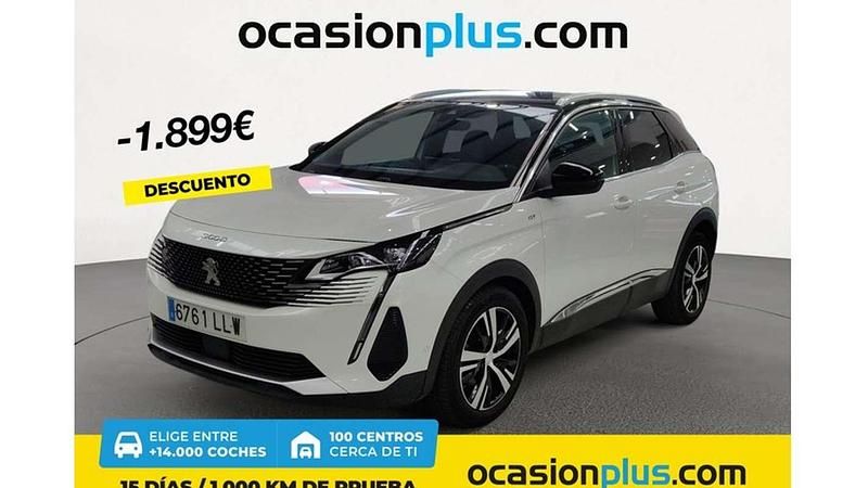 Blanco Usado 2020 Peugeot 3008 Style Monovolumen | 18.537 € (Precio justo) - Imagen 1/4