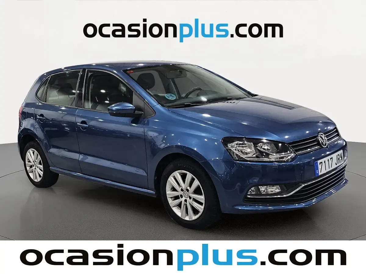 Usado VW Polo 90 CV (66 kW) 2016 Azul Utilitario