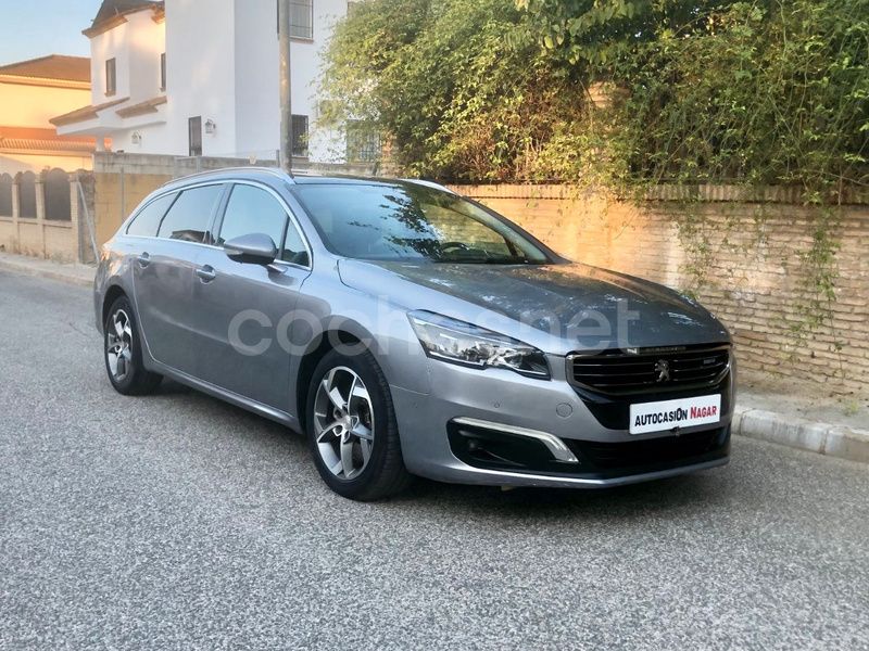 Gris / plata Usado 2016 Peugeot 508 Allure Familiar | 8900 € (Super precio) - Imagen 1/4