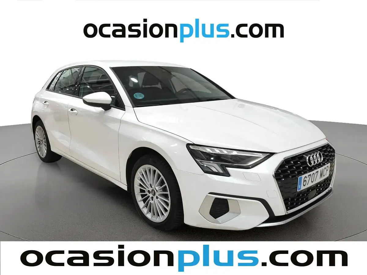 Usado Audi A3 Sportback Advanced 150 CV (110 kW) 2022 Blanco Utilitario