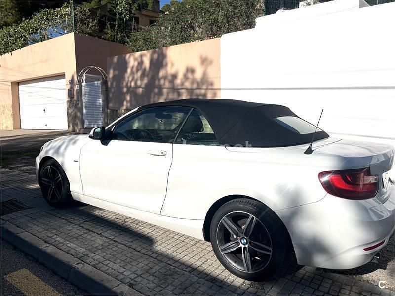 Usado BMW 218 Sport Line 150 CV (110 kW) 2016 Blanco Descapotable