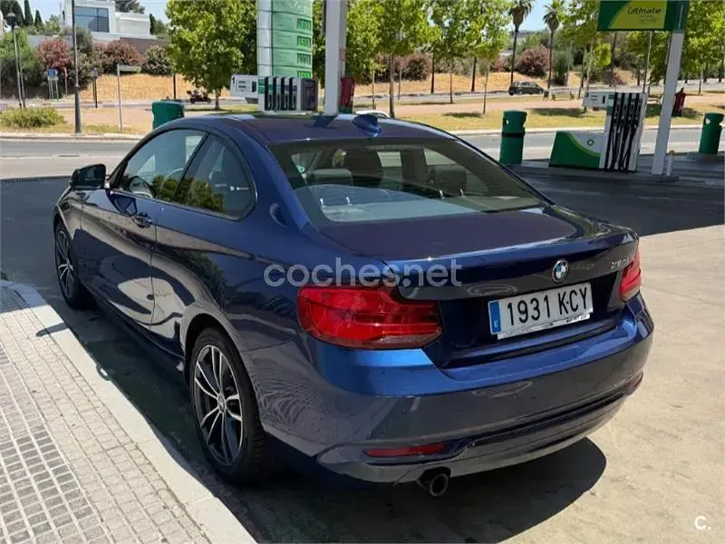 Usado BMW 218 150 CV (110 kW) 2017 Azul Coupe