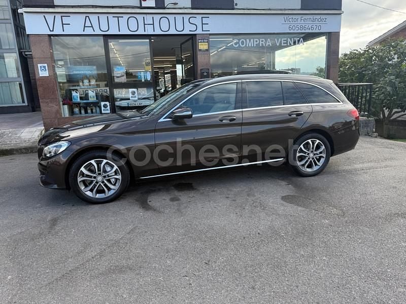 Marrón Usado 2015 Mercedes C250 Avantgarde Familiar | 19.990 € (Un poco caro) - Imagen 1/4