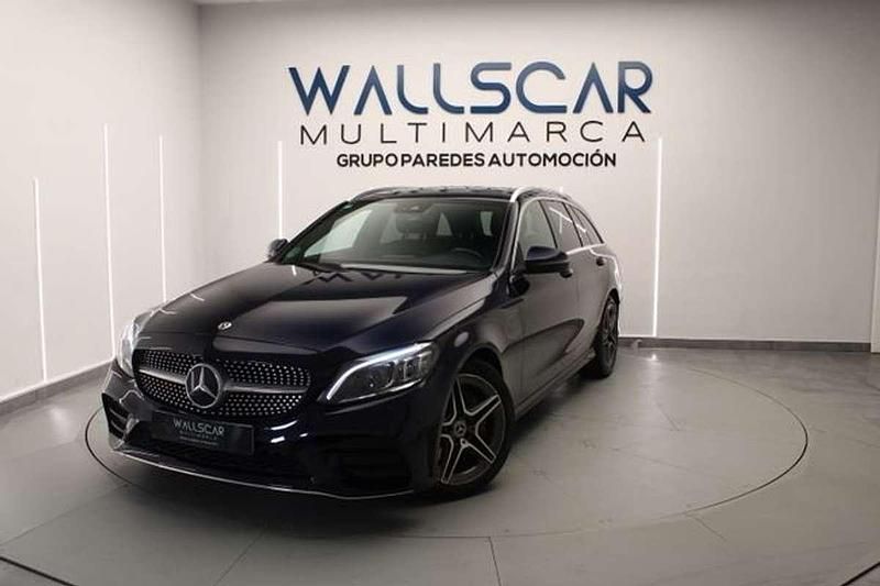 Usado Mercedes C220 194 CV (142 kW) 2019 Azul Familiar