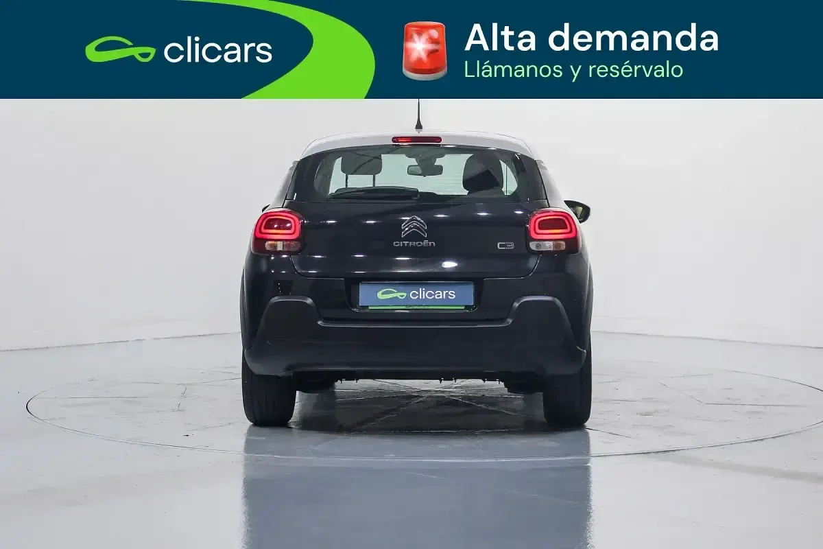 Usado Citroën C3 Feel 110 CV (80 kW) 2022 Negro Utilitario