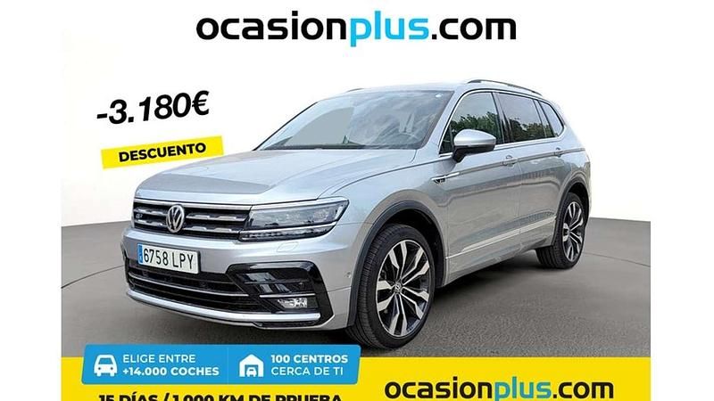 Plateado Usado 2021 VW Tiguan Allspace Sportline SUV | 31.355 € (Precio justo) - Imagen 1/4