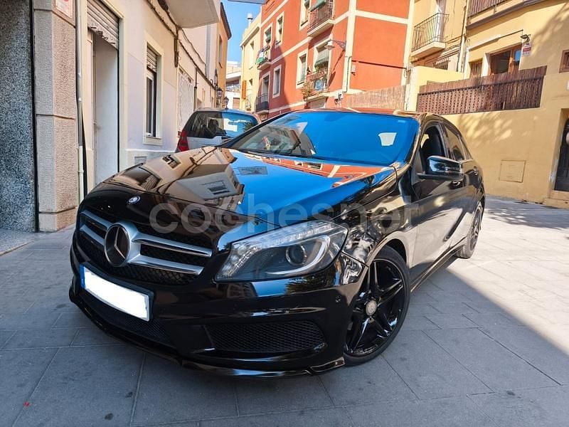 Negro Usado 2014 Mercedes A200 AMG line Berlina | 16.900 € (Precio justo) - Imagen 1/4