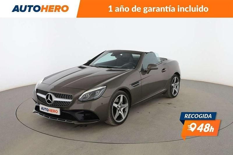 Gris Usado 2019 Mercedes SLC200 AMG line Descapotable | 32.499 € (Precio justo) - Imagen 1/4