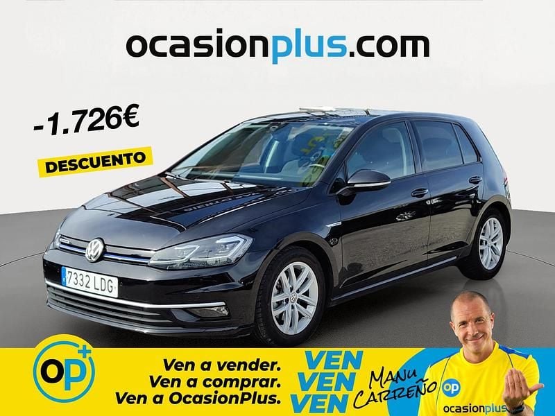 Usado VW Golf VII Advance 130 CV (95 kW) 2019 Negro