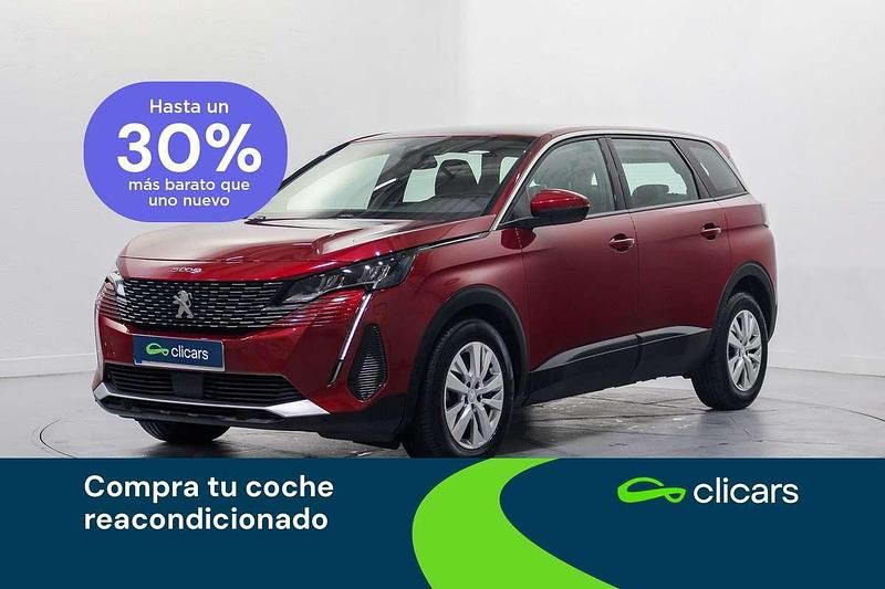 Rojo Usado 2021 Peugeot 5008 Active SUV | 18.190 € (Buen precio) - Imagen 1/4