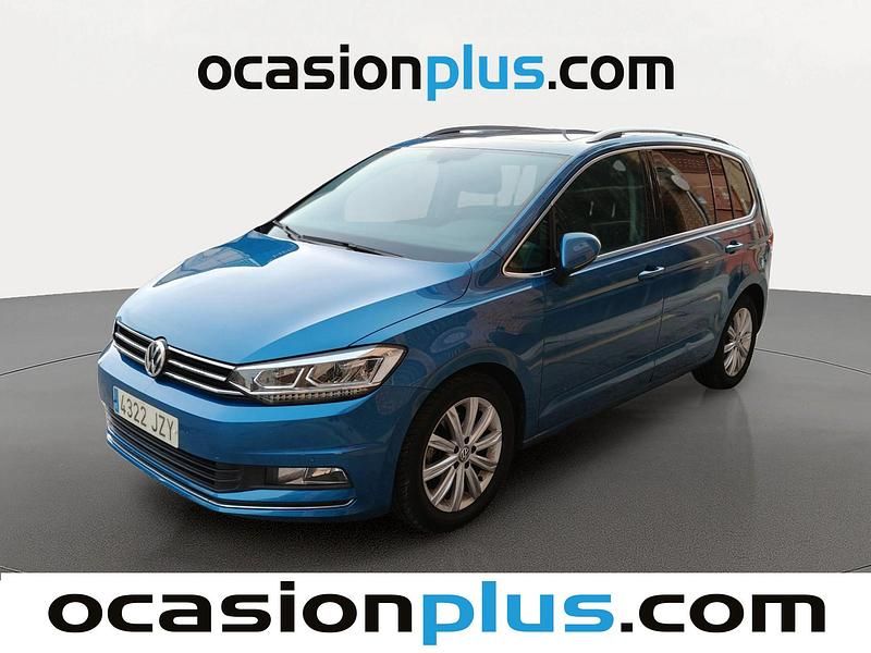 Azul Usado 2017 VW Touran Sportline Monovolumen | 16.300 € (Precio justo) - Imagen 1/4