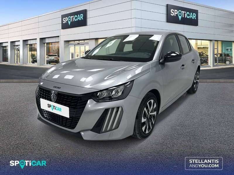 Gris Usado 2024 Peugeot 208 Active Utilitario | 14.900 € (Precio justo) - Imagen 1/4