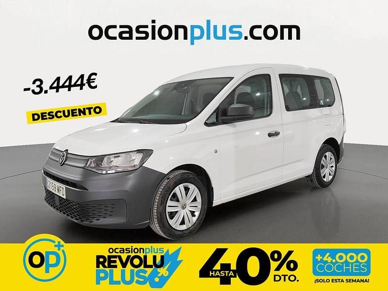 Usado VW Caddy 102 CV (75 kW) 2023 Blanco Monovolumen