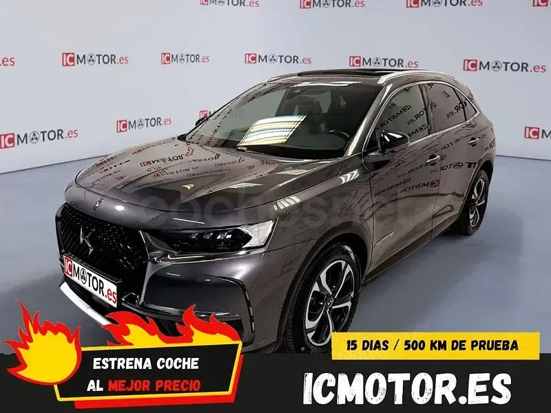 Usado DS Automobiles DS7 Crossback So Chic 180 CV (132 kW) 2019 Gris / plata SUV