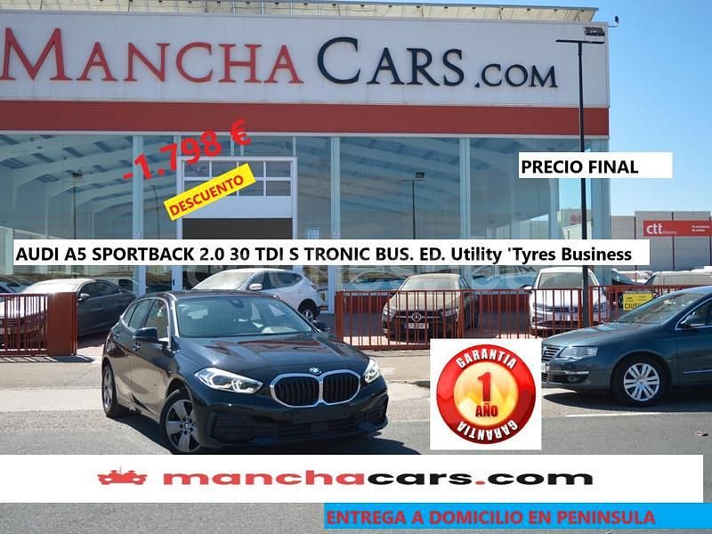 Negro Usado 2021 BMW 116 Advantage Utilitario | 18.990 € (Precio justo) - Imagen 1/4