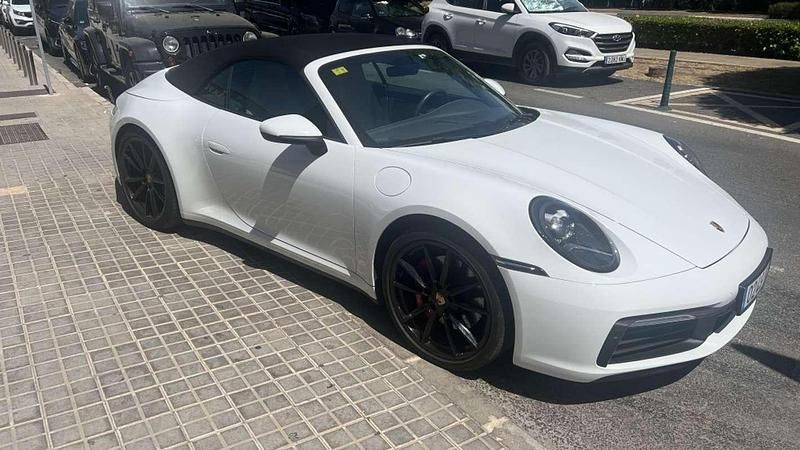 Blanco Usado 2019 Porsche 911 Carrera 4S Cabriolet Descapotable | 146.900 € (Precio justo) - Imagen 1/4