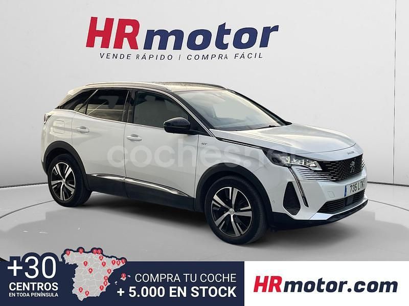 Blanco Usado 2021 Peugeot 3008 GT SUV | 19.190 € (Precio justo) - Imagen 1/4