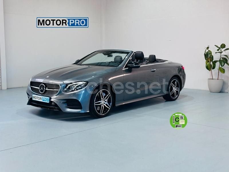 Gris / plata Usado 2019 Mercedes E400 Descapotable | 36.990 € (Precio justo) - Imagen 1/4