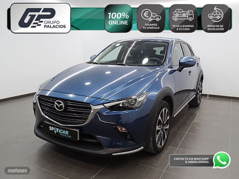 Azul Usado 2019 Mazda CX-3 SUV | 18.595 € (Precio justo) - Imagen 1/4