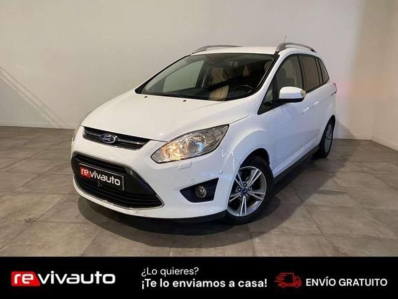 Blanco Usado 2015 Ford C-MAX Trend Monovolumen | 7990 € (Precio justo) - Imagen 1/4