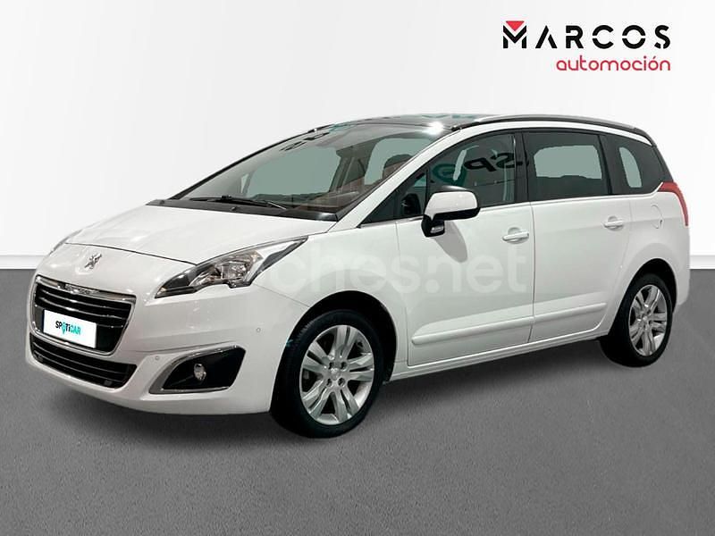 Blanco Usado 2015 Peugeot 5008 Allure Monovolumen | 13.400 € (Un poco caro) - Imagen 1/4