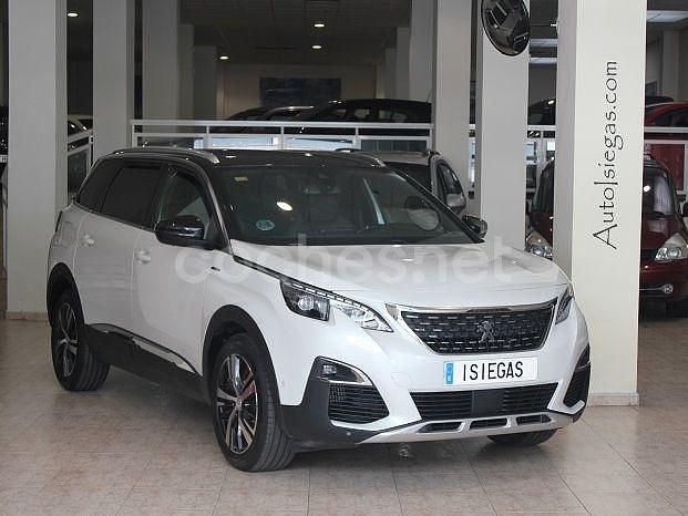 Blanco Usado 2017 Peugeot 5008 Style Monovolumen | 17.900 € (Un poco caro) - Imagen 1/4