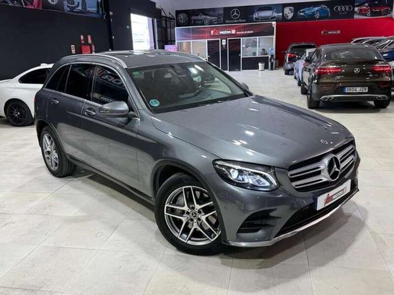 Usado Mercedes GLC220 170 CV (125 kW) 2017 Gris SUV