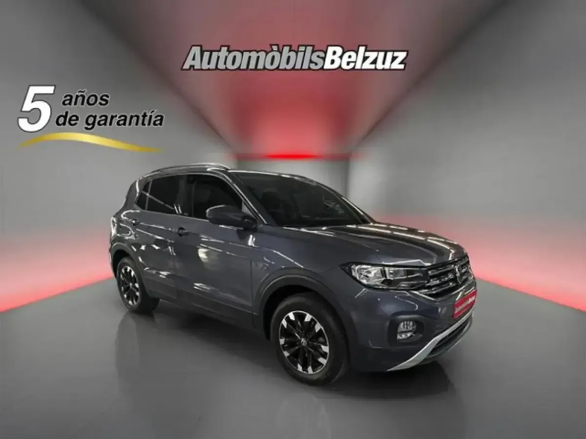 Usado VW T-Cross Advance 110 CV (80 kW) 2022 Gris SUV