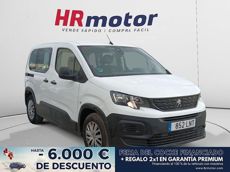 Blanco Usado 2021 Peugeot Rifter Active Monovolumen | 16.850 € (Precio justo) - Imagen 1/4