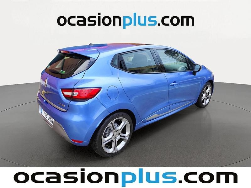 Usado Renault Clio IV GT 120 CV (88 kW) 2016 Azul Utilitario